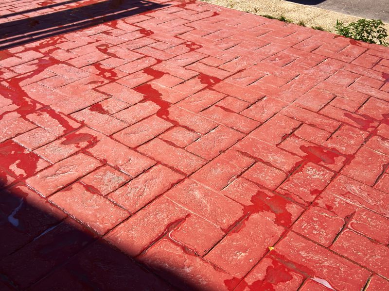 Decorative Concrete Repair in Boerne, TX