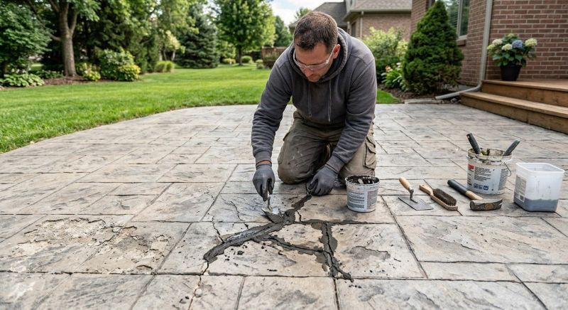 Decorative Concrete Repair in Lakeland, FL